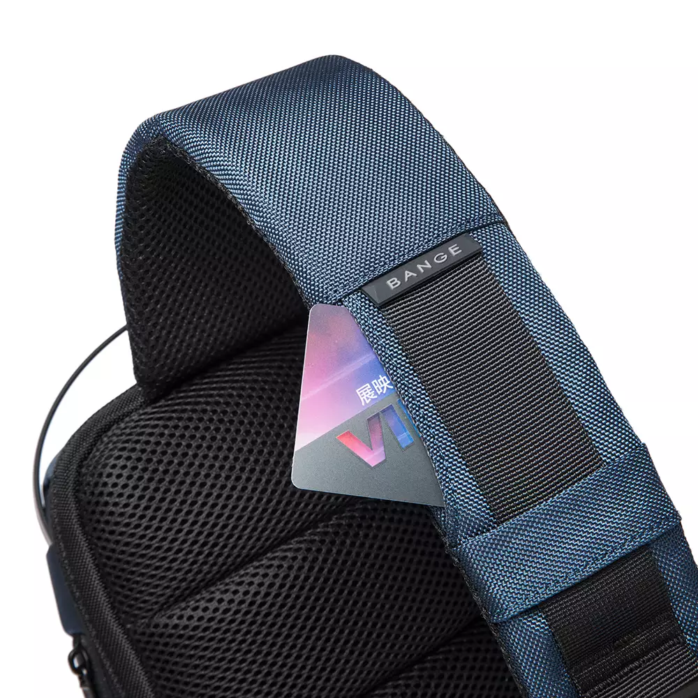 Bange BG22085 Tas Selempang Sling Bag Pria Lock - BLUE