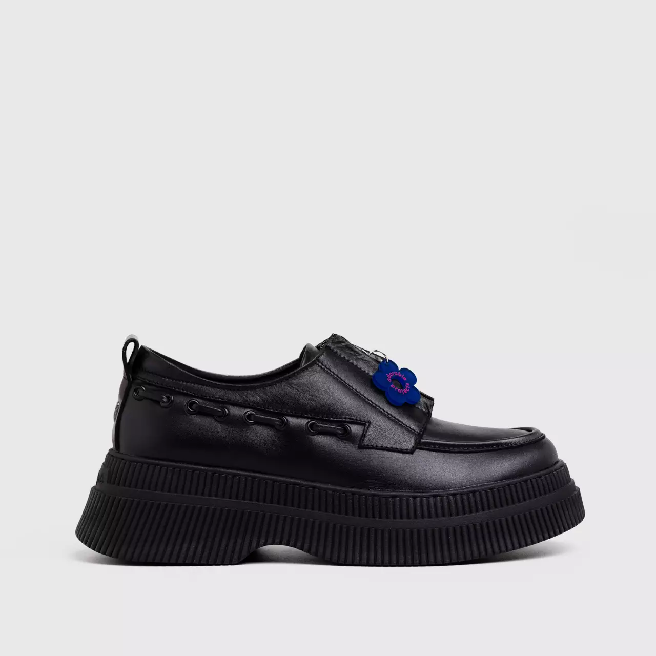 Ghatisya Oxford Genuine Leather Black