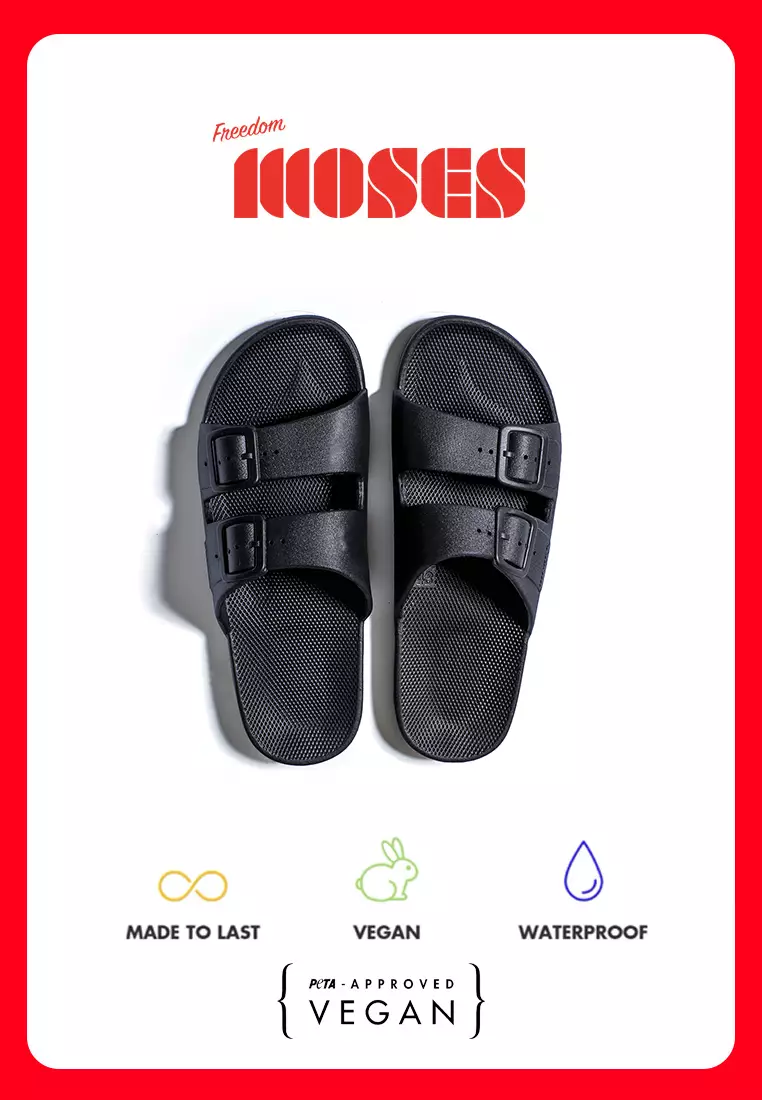 Discount on Freedom Moses  shoes - SKU: Freedom Moses Kids Black