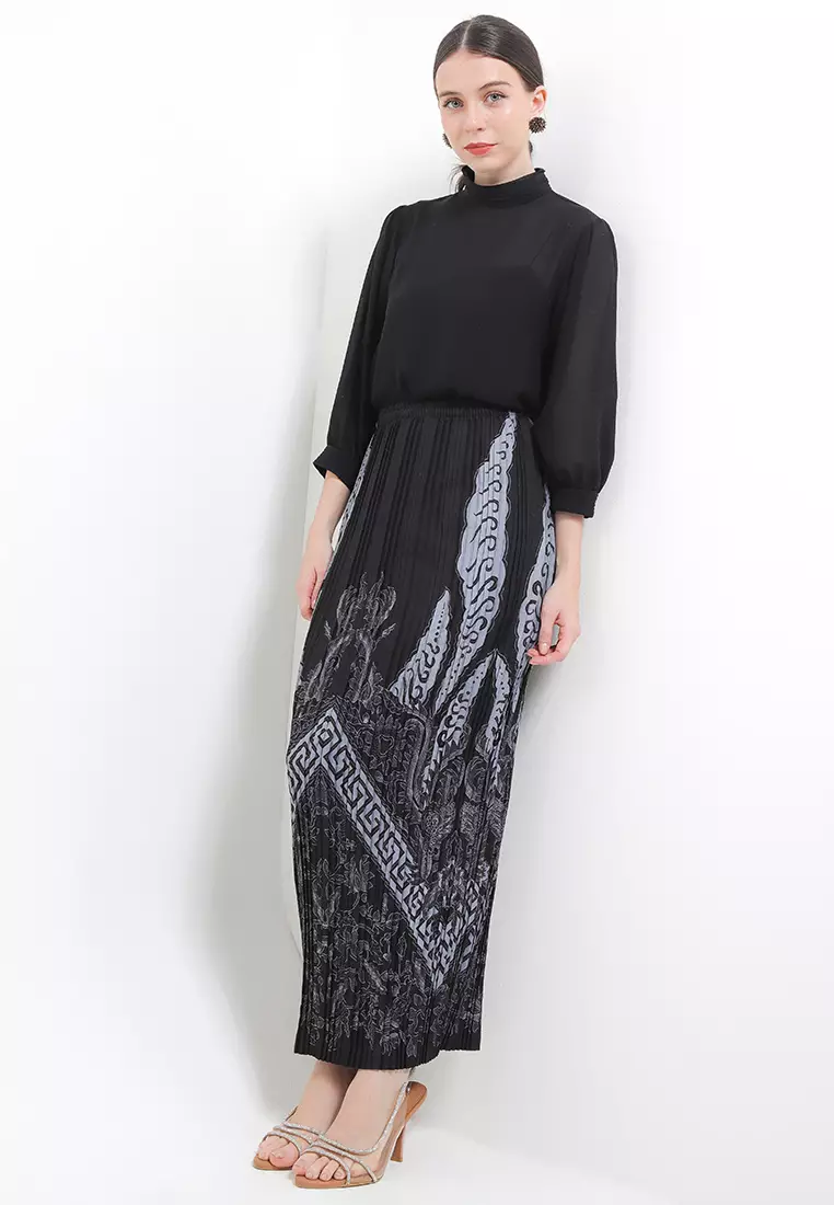 Rok Plisket Batik Sulur