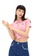 Twenty Eight Shoes pink Slim Embroidered Polo Shirt HH0029 F72DEAAFBE4E4FGS_4