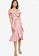 ZALORA BASICS pink Ruffle Detail Fake Wrap Dress 23E77AAFE18462GS_1