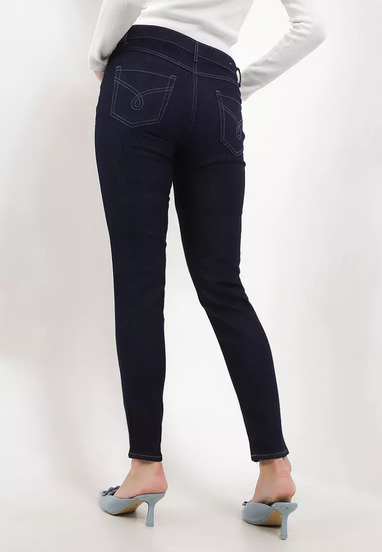 Women's Mid Rise Jeans (Super Stretch)