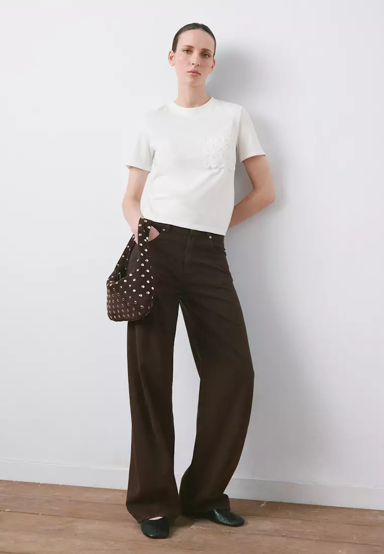 Embroidered Cotton T-Shirt