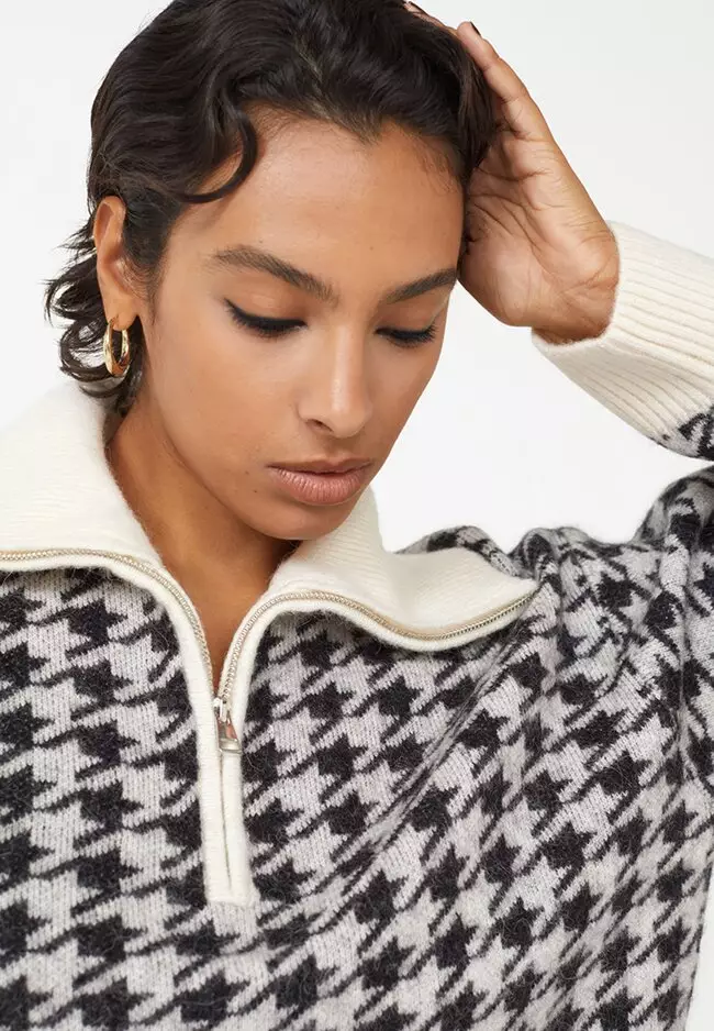 Half-Zip Knit Jumper