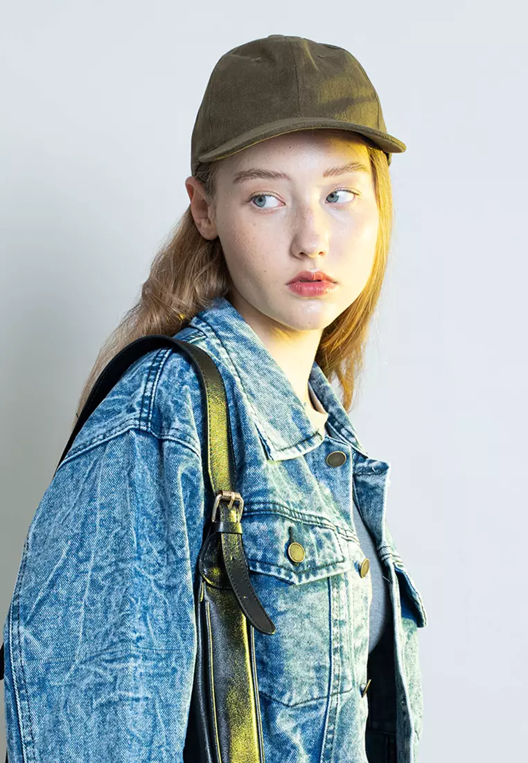 Topi Casual Polos Sport Besi Baseball Cap Tumblr Hat Hijau Army