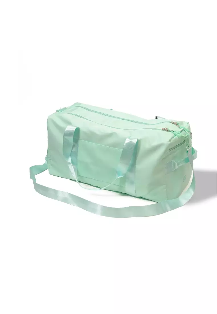 Blair Duffel Bag with Wet and Dry Compartment in Cyan