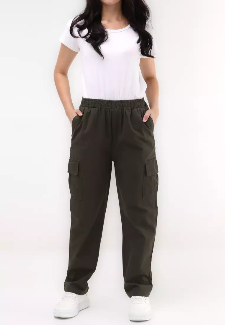 Colored Cargo Pants Ladies