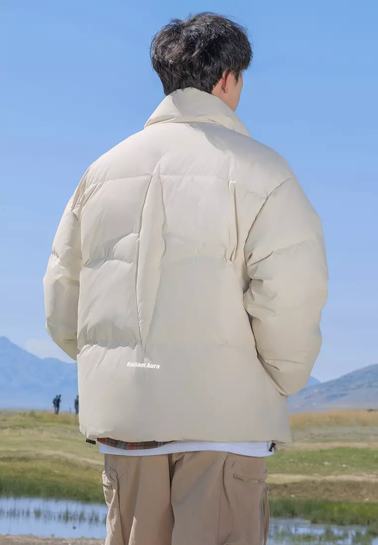 Stand Collar Quilted Cotton Coat RA-L5126