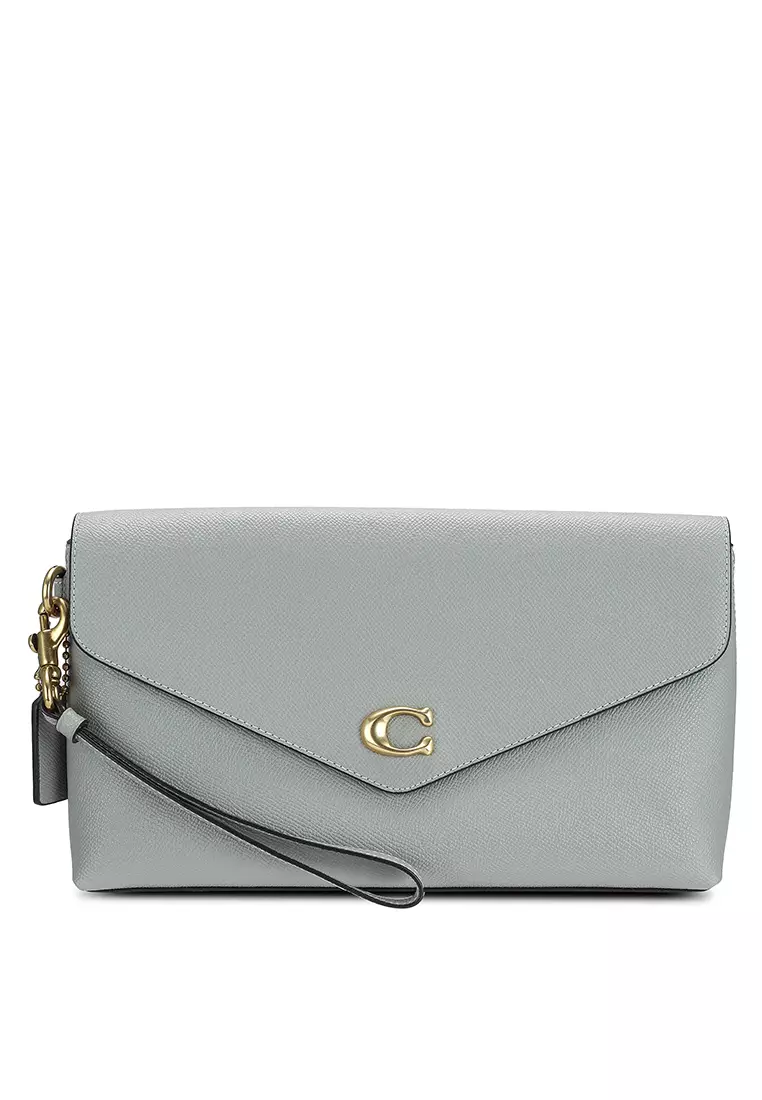 Crossgrain leather crossbody discount clutch