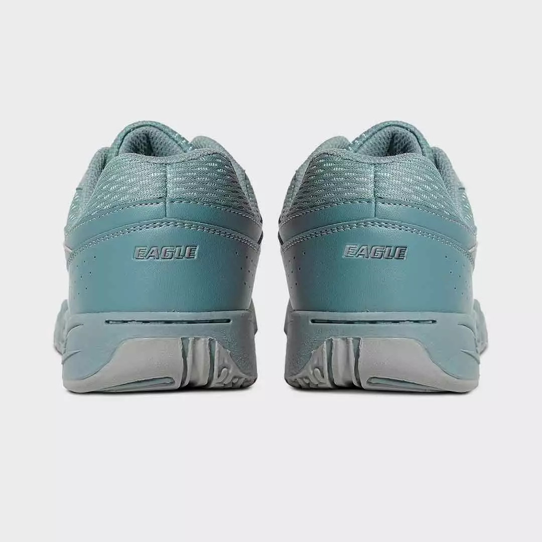 Eagle Sepatu Badminton Vibra - ABU-ABU/ABU TUA