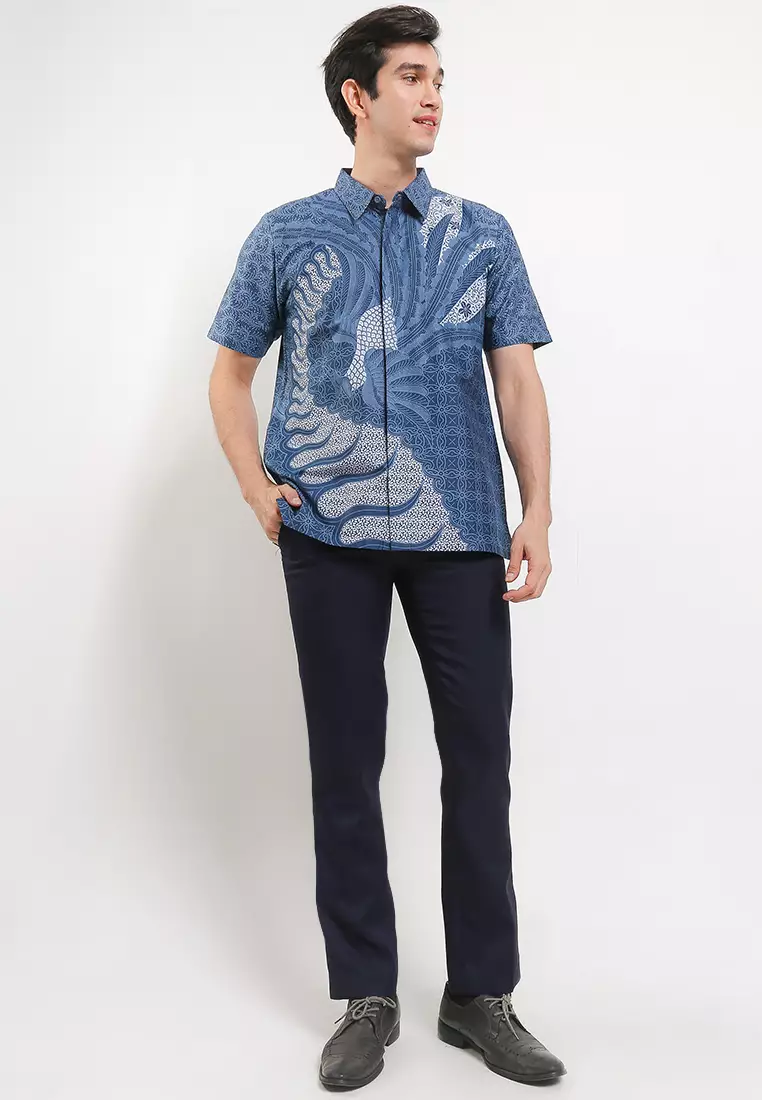 Arsenio Shirt Kemeja Batik Pria Pendek