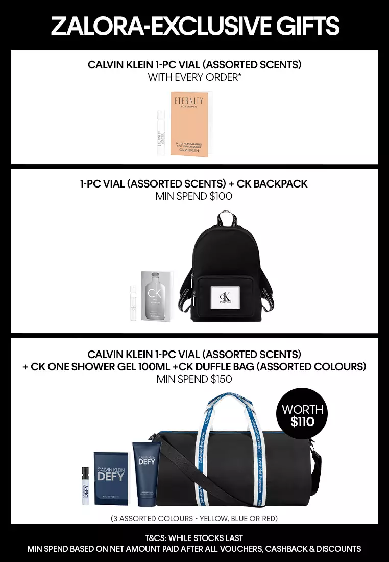 Calvin klein 2025 fragrance duffle bag