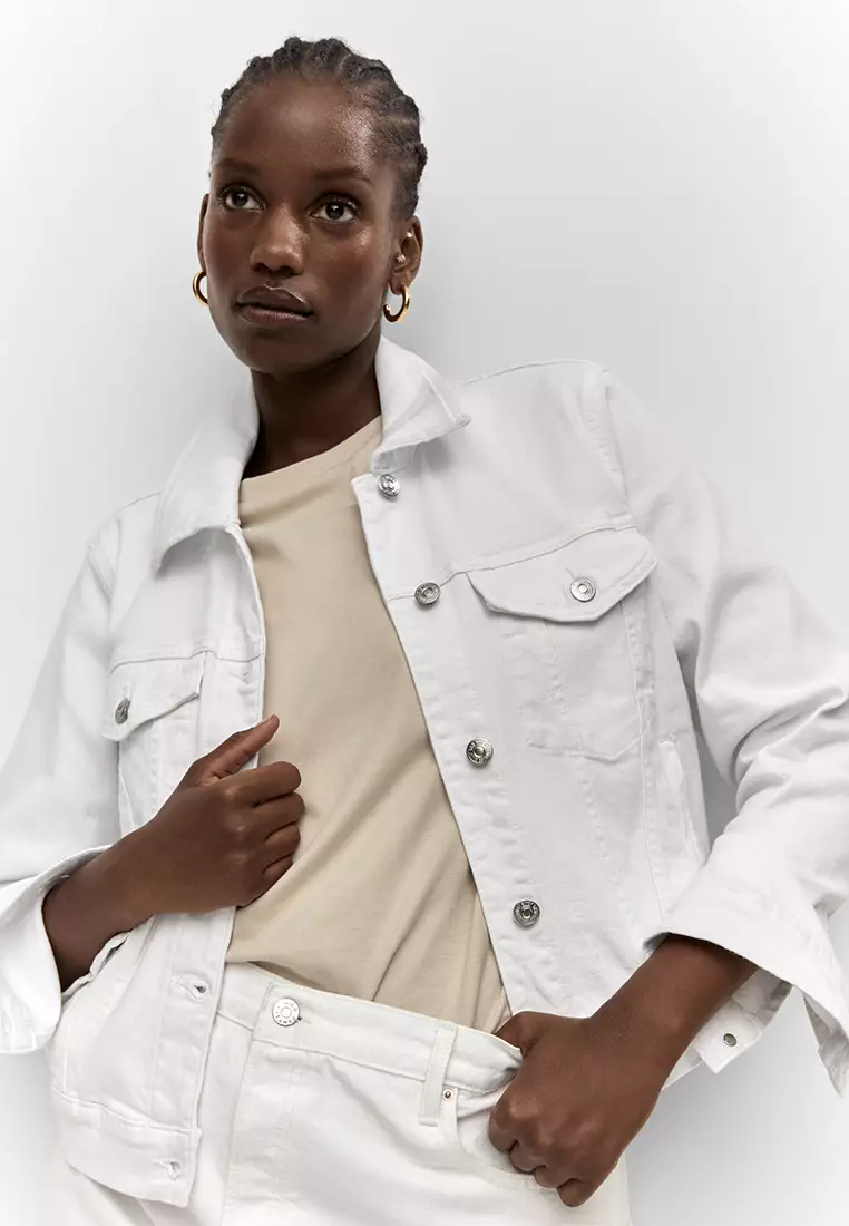 White denim new arrivals coat