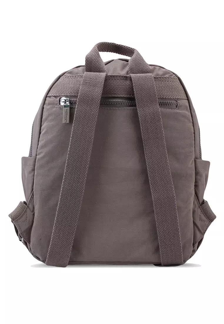 Crinkled Nylon Small Backpack