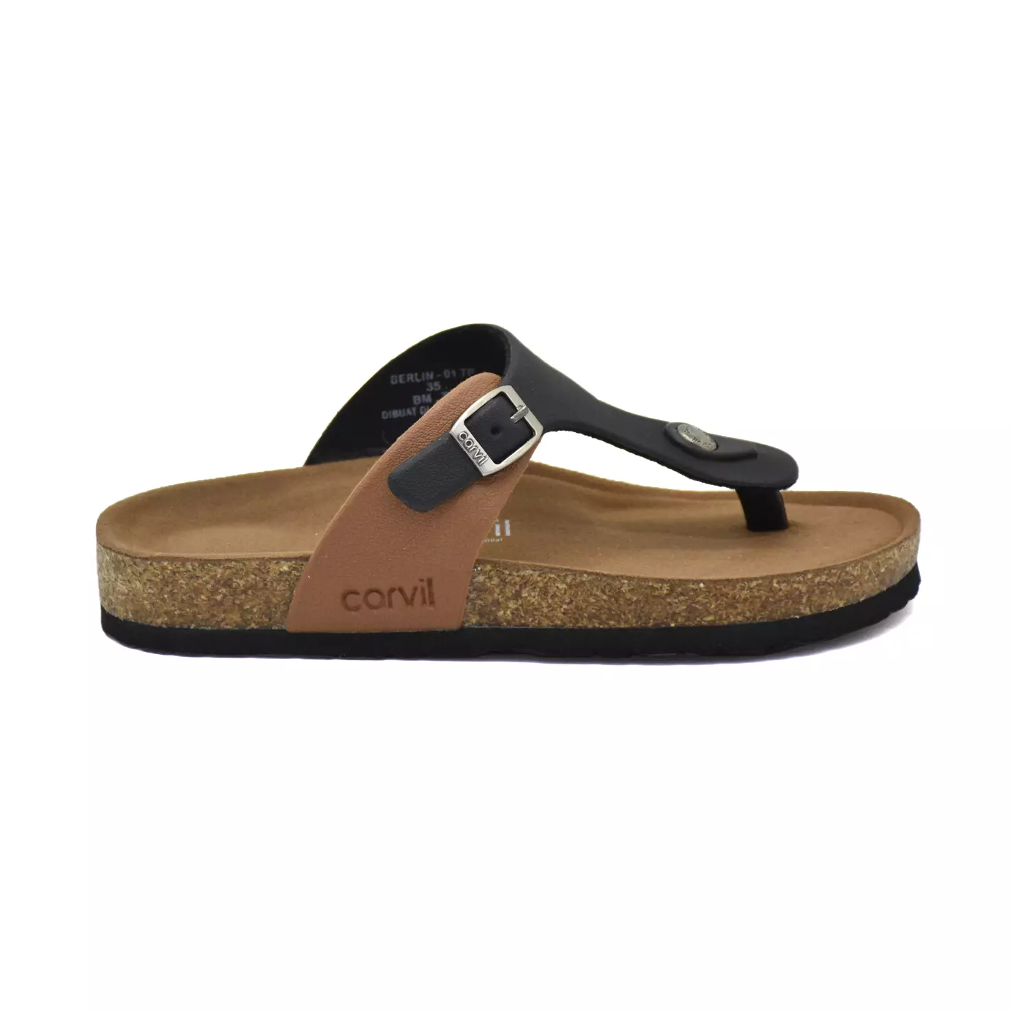 Carvil Sandal Anak Berlin-01 TP Black/Stone
