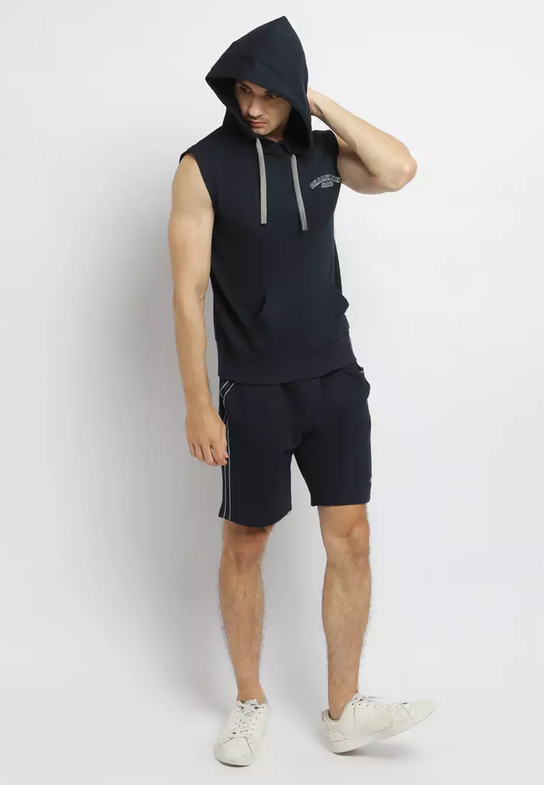 Chameleon Jaket Hoodie No Sleeve