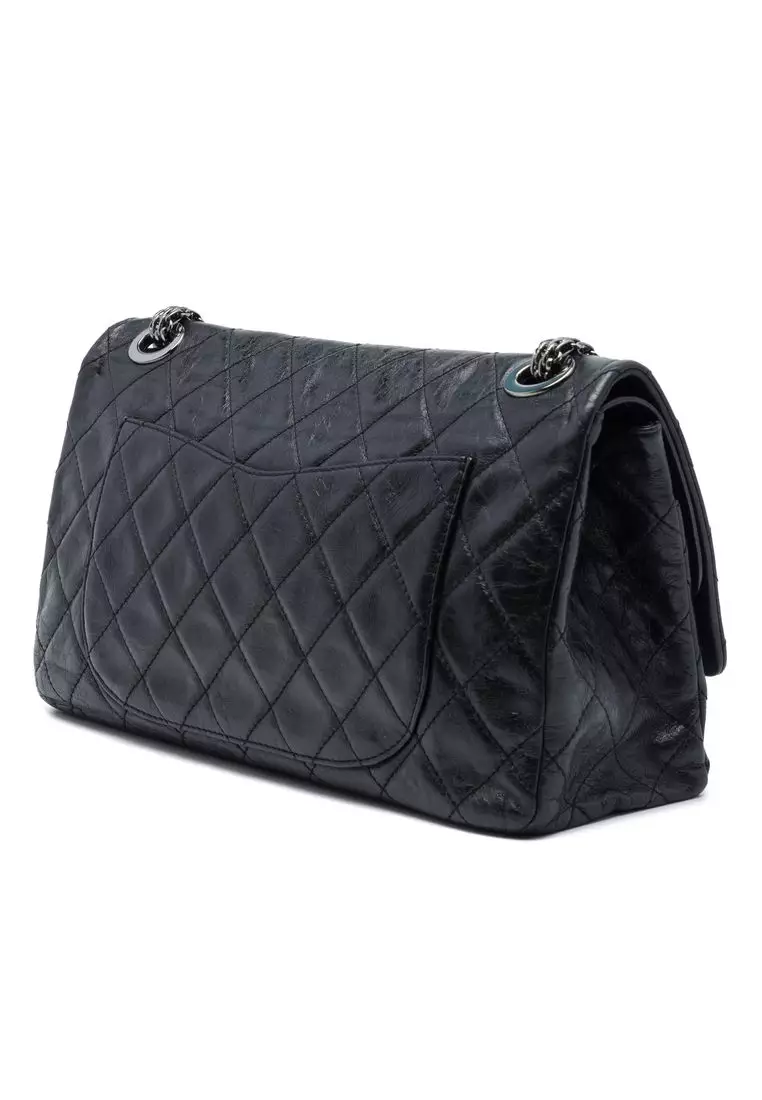 Pre-Loved Chanel Quilted Aged Calfskin Reissue 2.55 Double Flap 227