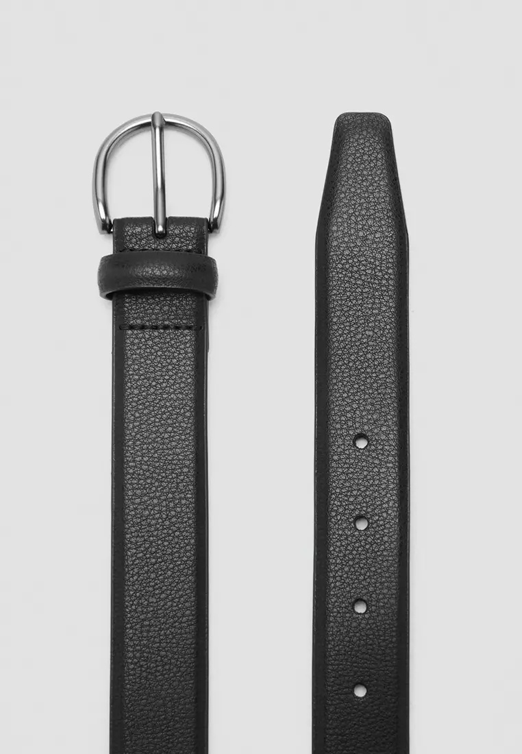 Pebbled Leather Belt