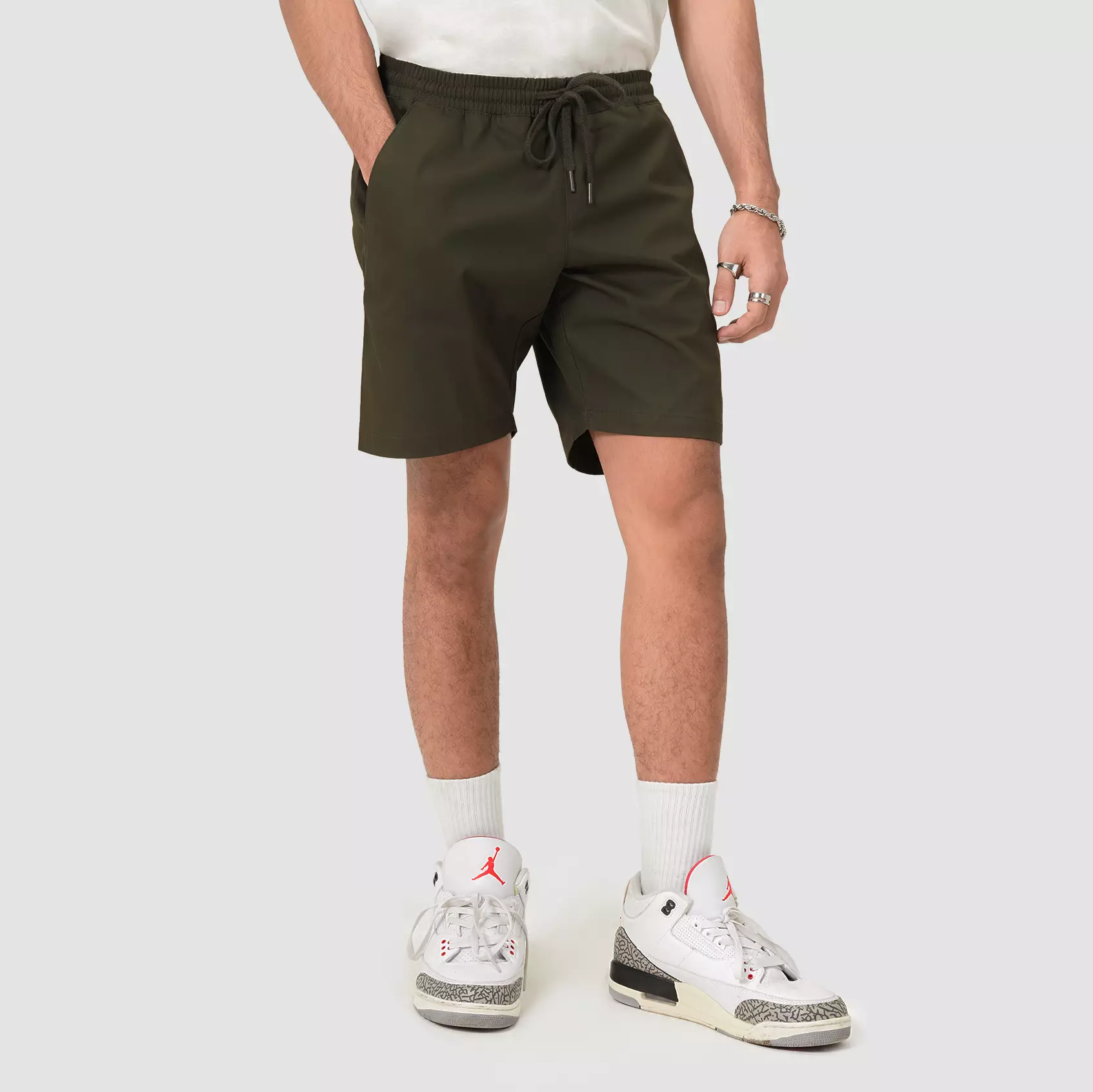 CELCIUS Celana Chinos Pendek L03000722C Dark Green