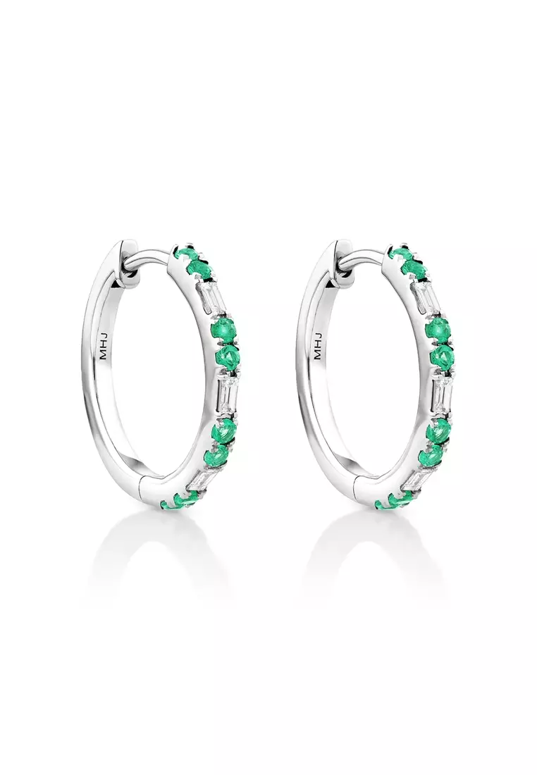 Michael hill hot sale emerald earrings