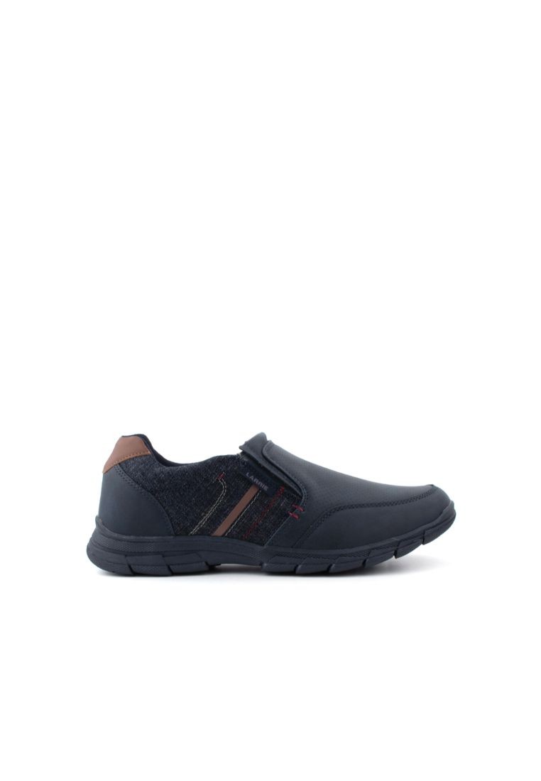 LARRIE Men Navy Denim Slip On Travel Shoes