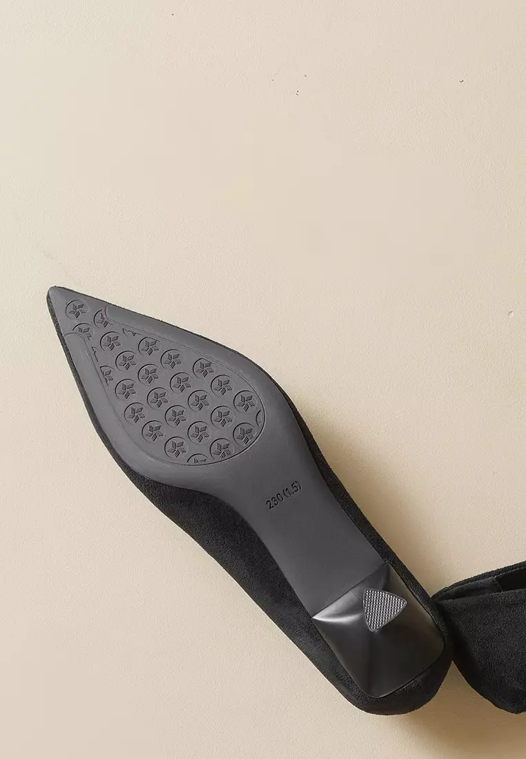 4.5CM Pointed Kitten Heel Pumps WW739-1