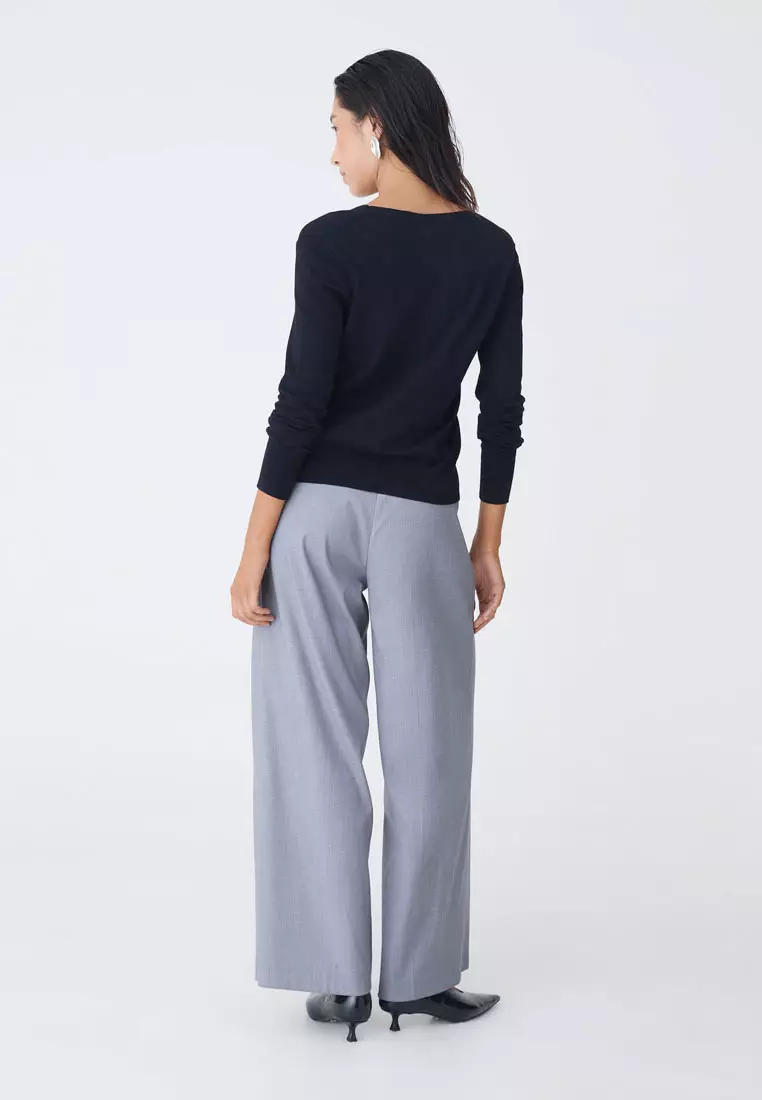 Nicolette V-Neck Knit Cardigan