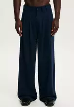 Navy Pinstripe