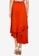 Nichii orange Asymmetrical Ruffle Skirt BAF17AA70E648CGS_2