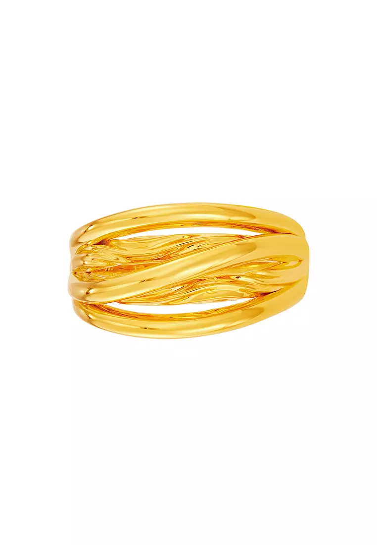 HABIB 999/24K Yellow Gold Ring 9GR00860425