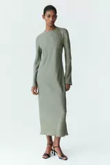 Khaki green Medium Dusty