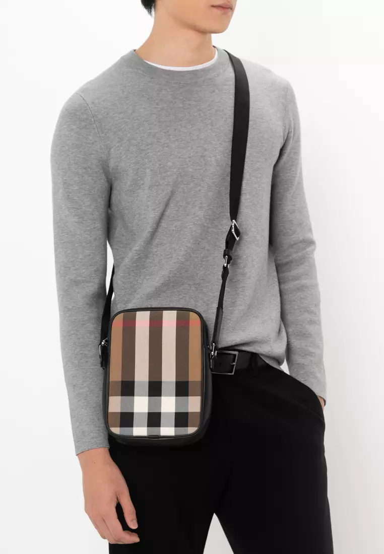Paddy Vertical Check Crossbody Bag (tr)