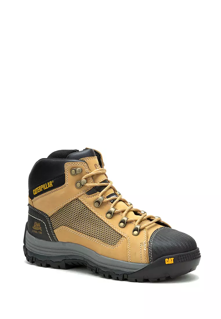 Men's Convex Mid Side Zip Steel Toe Boots - Honey Reset (P720053) | Safety Shoes