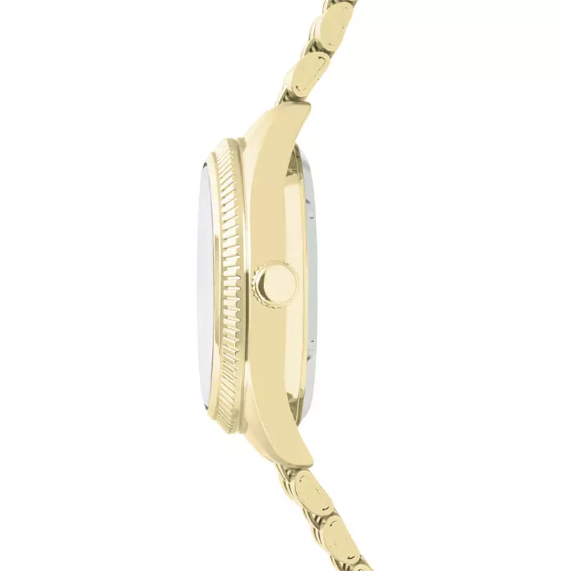 Jam Tangan Wanita Alba Mechanical AL4796X1 Ladies Automatic Light Champagne Dial Gold Stainless Steel Strap