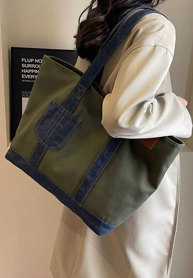 Buy Sunnydaysweety 2024 New Colored Casual Totes CA24032309GR 2024