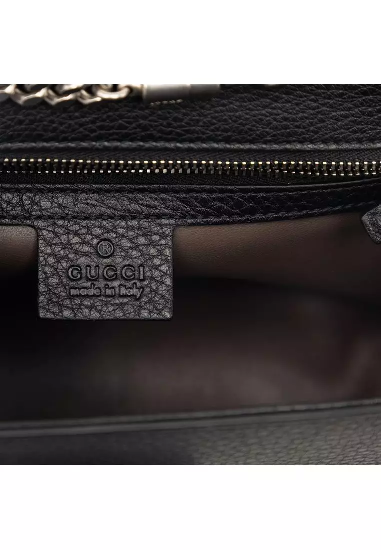 Pre-Loved Gucci Medium Studded Leather Miss Bamboo Crossbody
