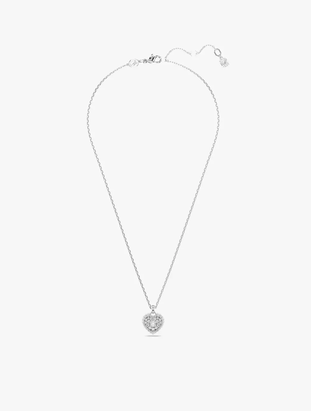 Jual Swarovski Hyperbola Pendant, Heart, White, Rhodium Plated - White ...