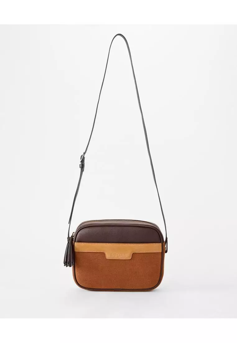 女士波西米亞肩包 2.5升 02VWSB-CHOCOLATE