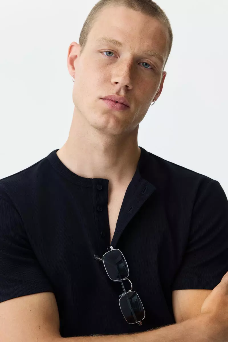 Slim Fit Henley top