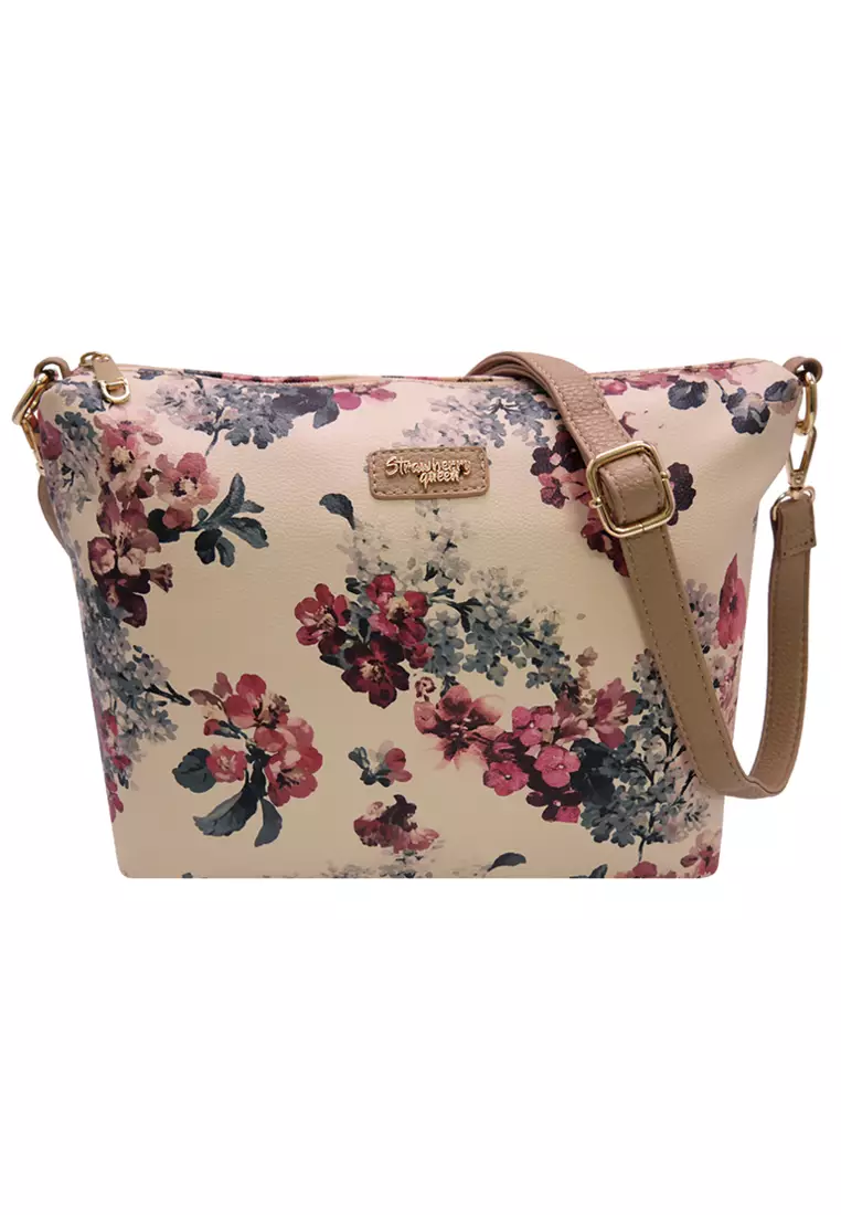 STRAWBERRY QUEEN Strawberry Queen Flamingo Sling Bag Floral E