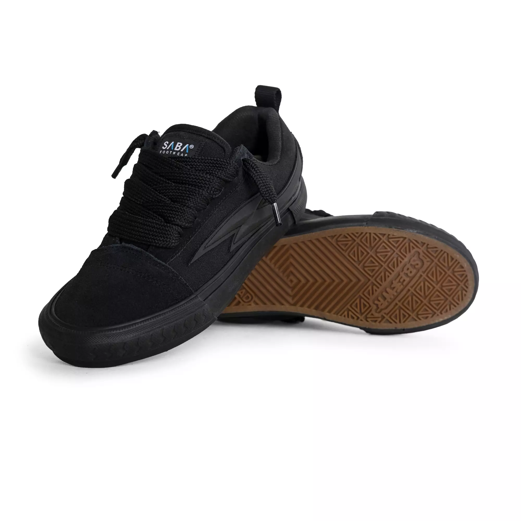 SABA Zeus All Black - Sepatu Sneakers Pria Wanita