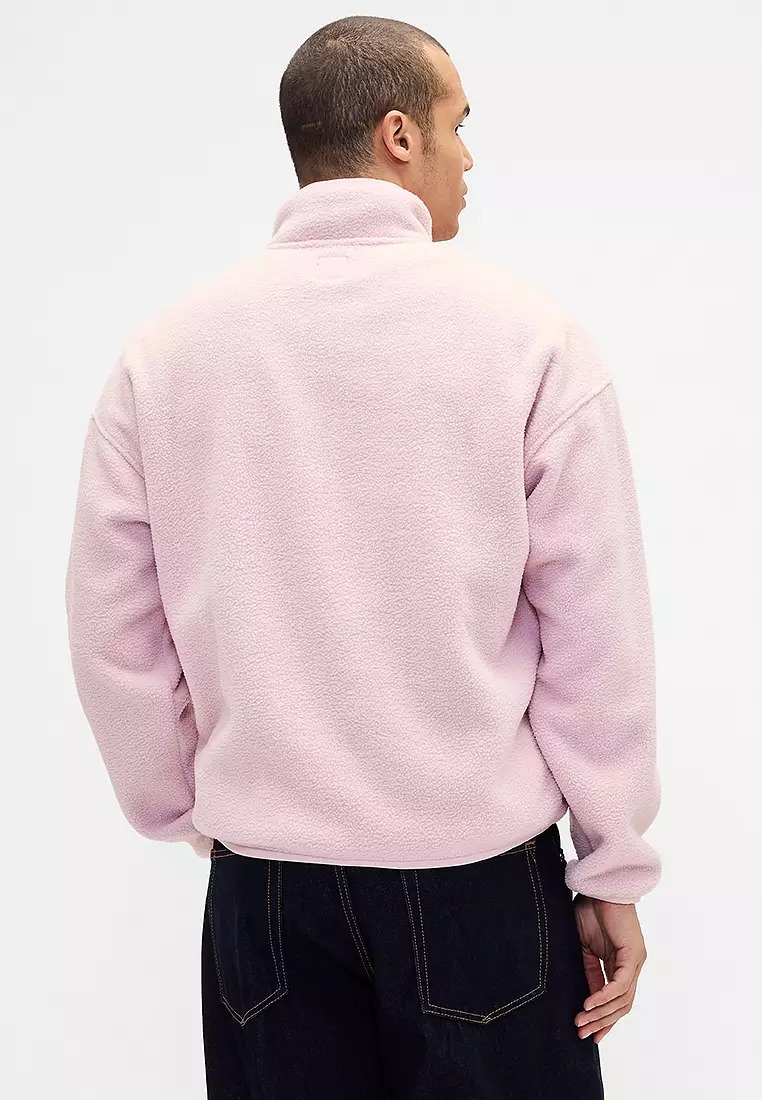 Buy GAP Oversized Half-Zip Logo Pullover 2026 Online | ZALORA