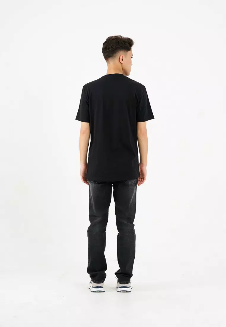 Greenlight Men's T-Shirt Short Sleeve Regular Fit Cotton Logo Agena OL-C171124