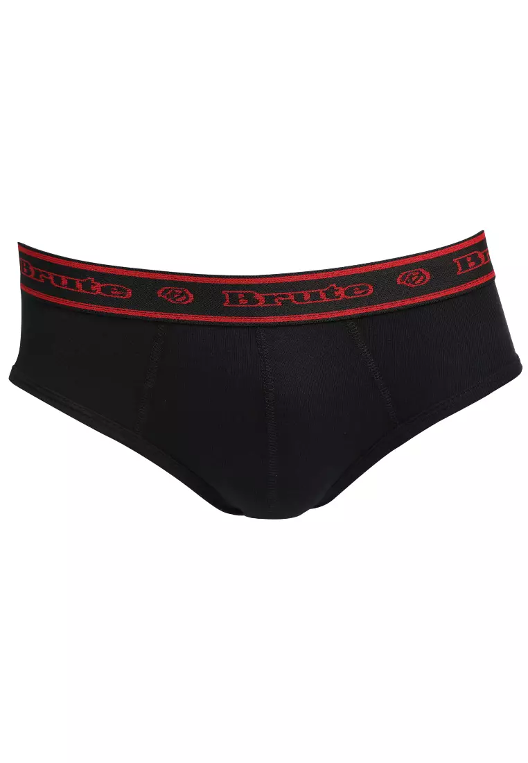 Buy BRUTE Bold Cotton Hipster Briefs Set of 6 2024 Online ZALORA