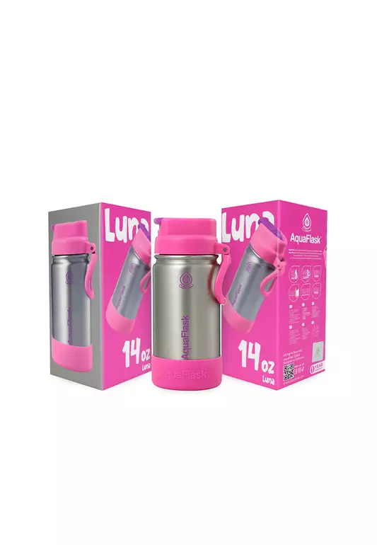 14oz Luna Kids Flip Sip Collection Limited Edition with Silicon Boot