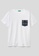United Colors of Benetton white 100% cotton t-shirt with pocket 959E0AAAAE2CDFGS_3