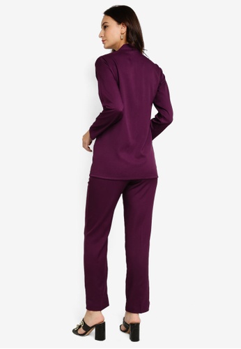 Buy Marina Suit from SOPHIA RANIA in Purple at Zalora