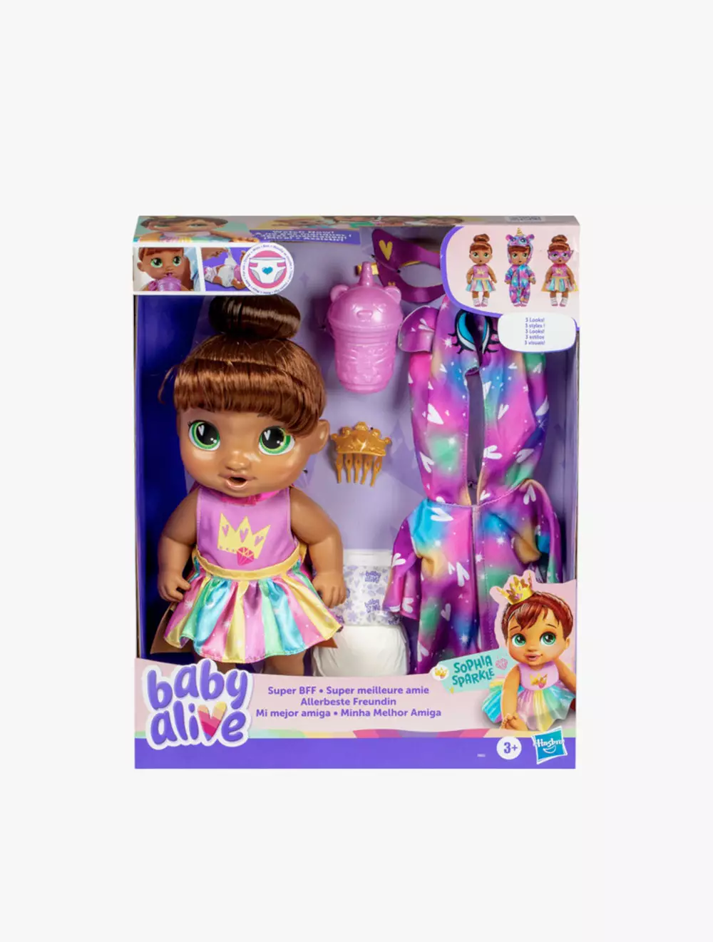 Baby Alive Super BFF Sophia Sparkle - BYAF9852