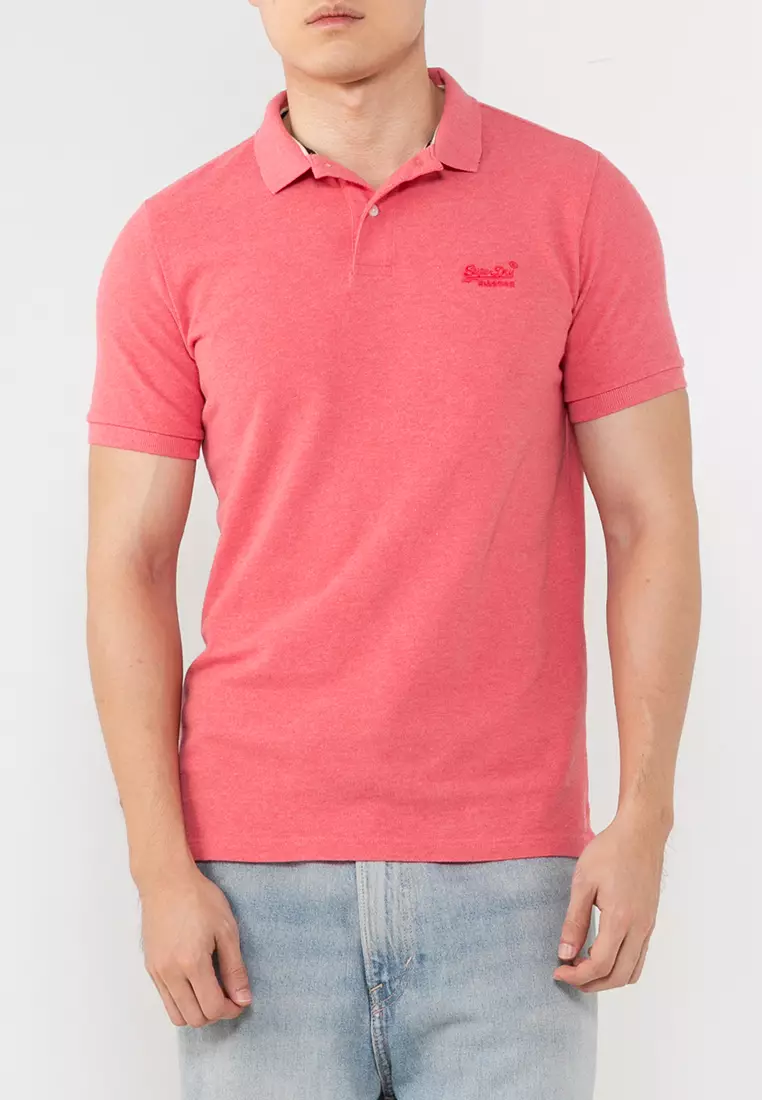 Superdry classic poolside pique polo shirt outlet